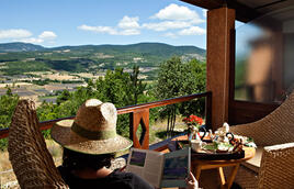 Hostellerie Val de Sault - Terrasse Hostellerie Val de Sault - Terrasse